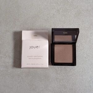 Jouer Single Powder Eyeshadow Toffee Neutral Brown Matte